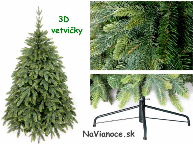 vianočný stromček 3d vetvičky