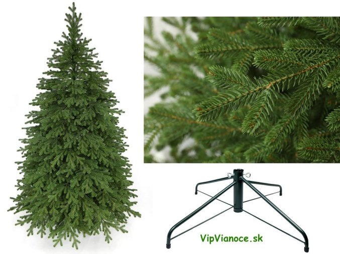 vianocny stromcek smrek premium cely 3d ihlicie
