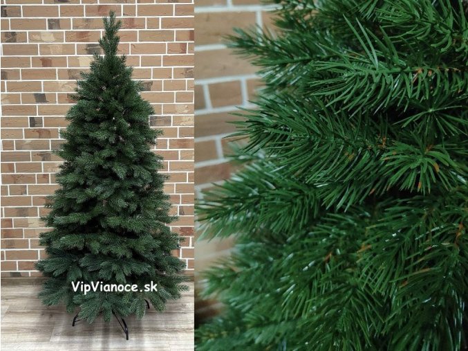 luxusny uzky umely trojrozmerny vianocny stromcek 3d ihlicie