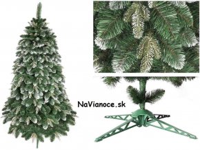 snehový 3d vianočný stromček