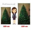umelý vianočný stromček ideálna výška