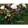 zive ikebany dekoracie kvety dusicky hroby