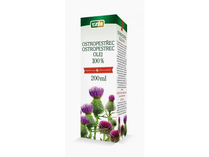 Ostropestřec olej 100% 200 ml