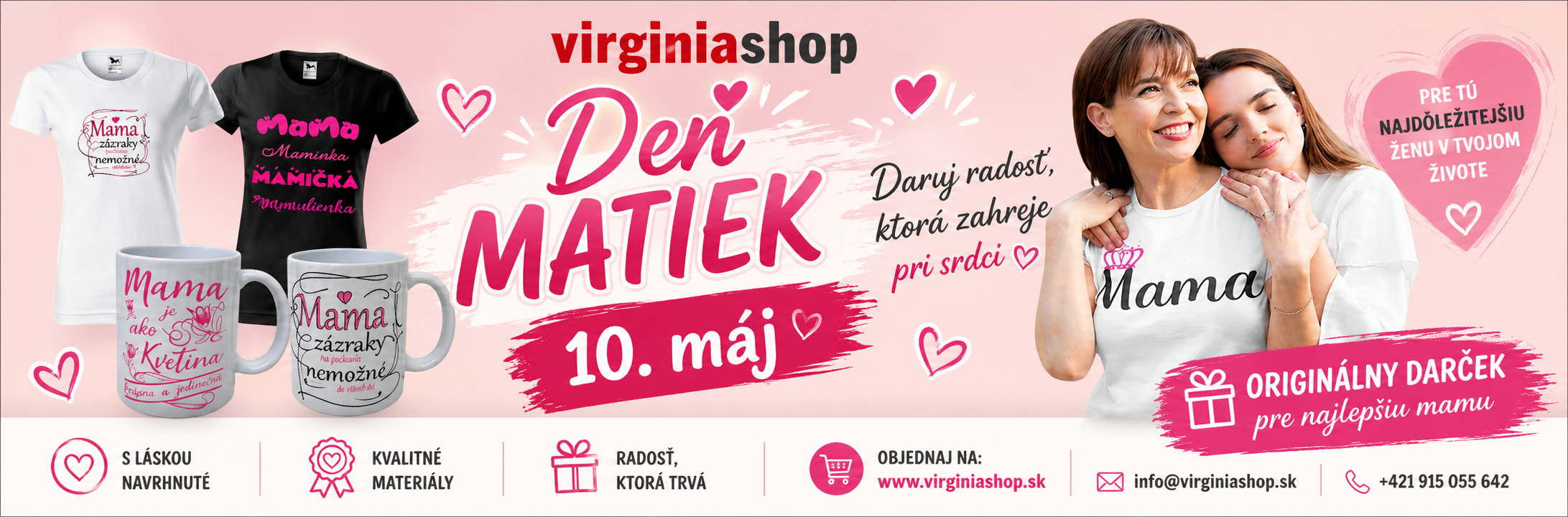 darčeky na deň matiek