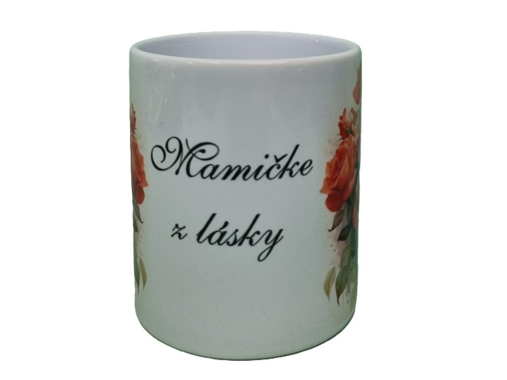 Hrnček keramický s potlačou  MAMIČKE Z LÁSKY 330ml