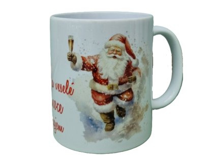 Hrnček keramický s potlačou VESELÉ VIANOCE 330ml