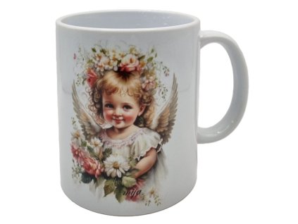 Hrnček keramický s potlačou  ANJEL 330ml