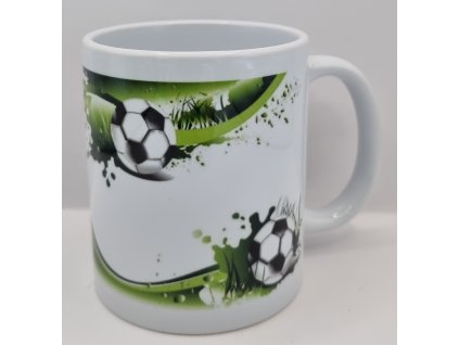 Hrnček keramický s potlačou  FUTBALOVÁ LOPTA 330ml