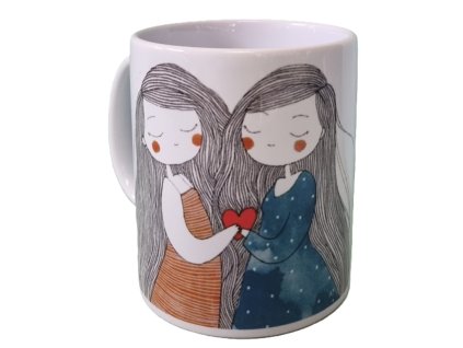Hrnček keramický s potlačou  DEŇ MATIEK, PRE MOJU DCÉRU 330ml