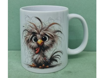 Hrnček keramický s potlačou Sliepka 330ml