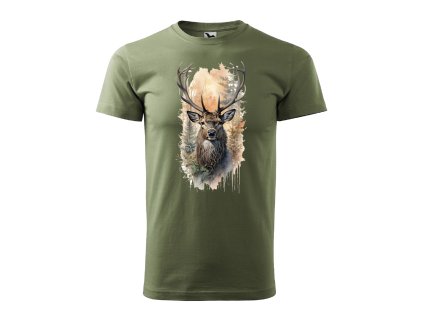 pánske khakinový jeleň