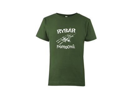 Tričko detské s rybárskym motívom Rybár pomocník