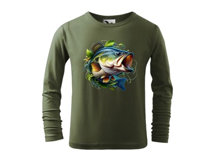 tričko DR khaki Zubáč