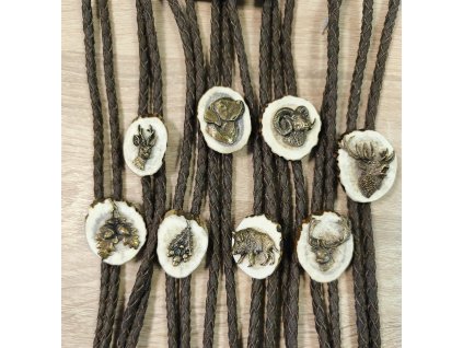 Poľovnícka kravata BOLO koža