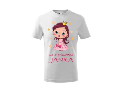 Tričko detské s motívom Princezná hviezda