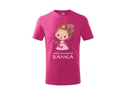 Tričko s rozprávkovým motívom Princezná motýlik