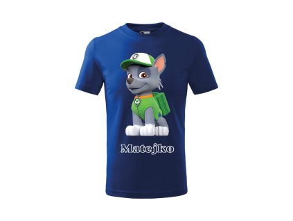 Tričko detské s motívom Paw Patrol Rocky