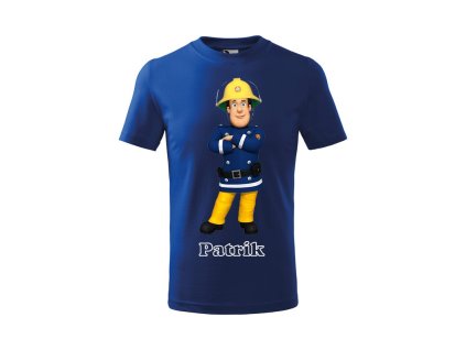 Tričko detské s motívom Požiarnik Sam