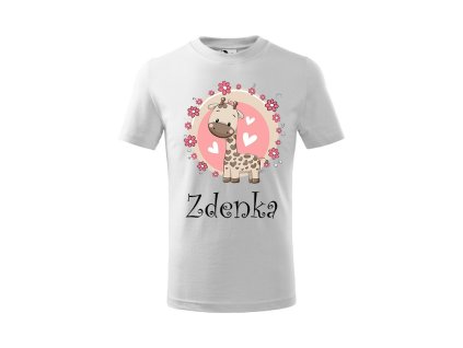 Tričko detské s motívom Žirafa