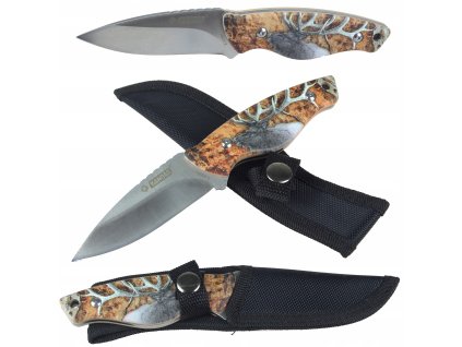 Noz mysliwski KANDAR JELEN FULL TANG DEER ND28