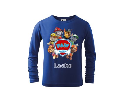 Tričko detské s rozprávkovým motívom Paw Patrol kruh DR
