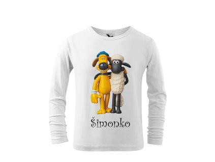 Tričko detské s rozprávkovým motívom Ovečka Shaun