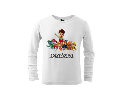 Tričko detské s rozprávkovým motívom Paw Patrol všetci