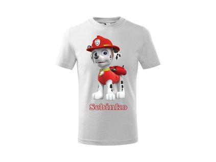 Tričko detské s motívom Paw Patrol Marshall