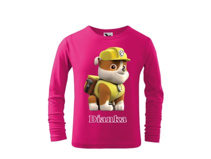 Tričko detské s rozprávkovým motívom Rubble