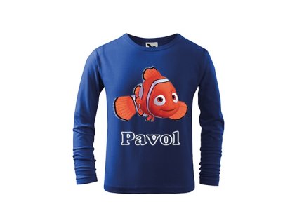Tričko detské s rozprávkovým motívom Hľadá sa Nemo DR