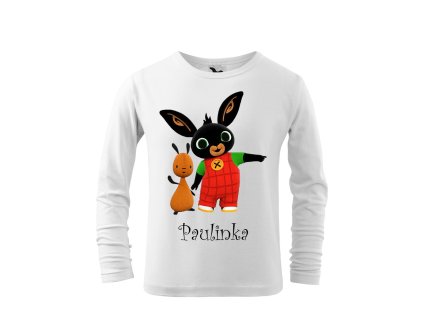 Tričko detské s rozprávkovým motívom Zajačik Bing DR