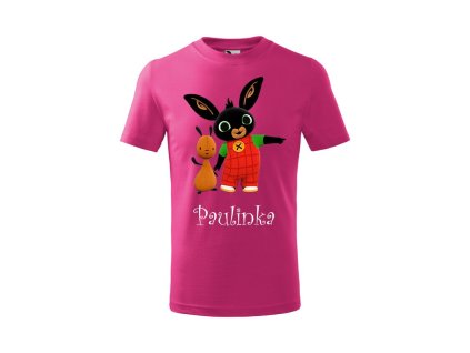 Tričko detské s motívom Zajačik Bing