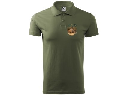 Polokošeľa s poľovníckym motívom Jeleň FJ3