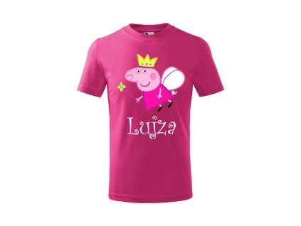 Tričko detské s motívom Prasiatko Peppa