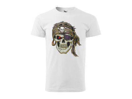 Tričko s motívom SKULL šatka
