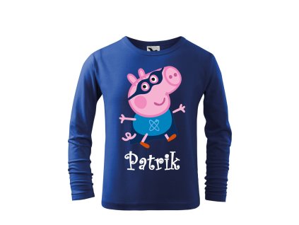 Tričko detské s rozprávkovým motívom Prasiatko Peppa Tom