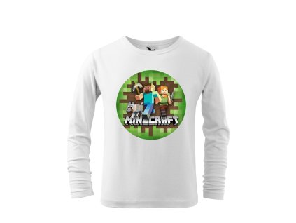 Tričko detské s motívom  Minecraft kruh