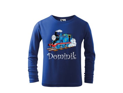 Tričko detské s rozprávkovým motívom Vláčik Tomáš DR