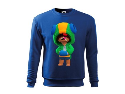 Mikina detská s motívom počítačovej hry Brawl Stars Leon