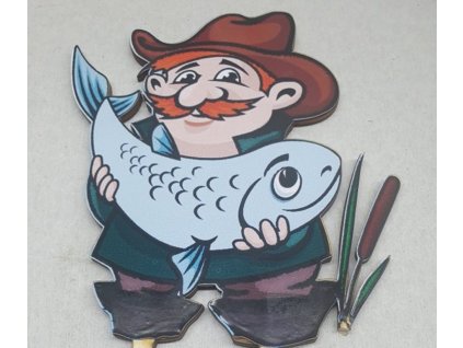 Zápich na tortu Rybár 1
