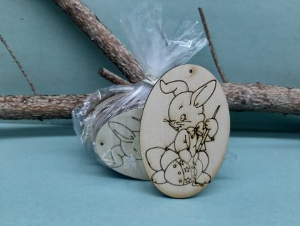 Veľkonočná dekorácia zajac 7,5/5cm