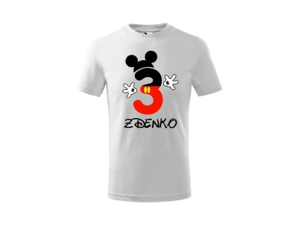 Tričko detské s motívom Mickey číslo