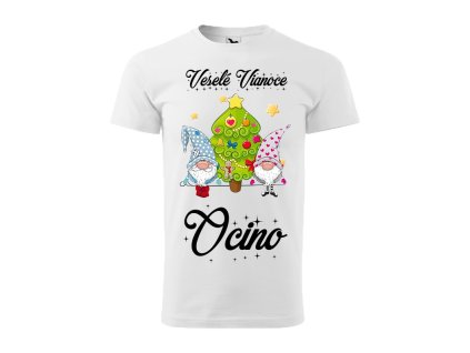 Tričko s motívom Škriatok vianočný