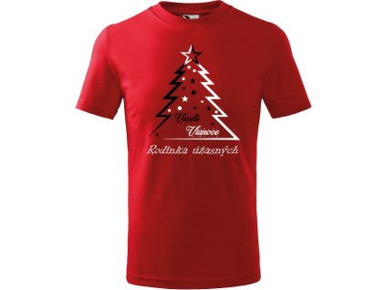 Tričko s vianočným motívom  Rodinka úžasných