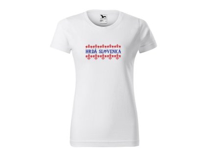Tričko s motívom Hrdá Slovenka