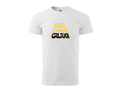 Tričko s motívom  Najlepší manžel v galaxii