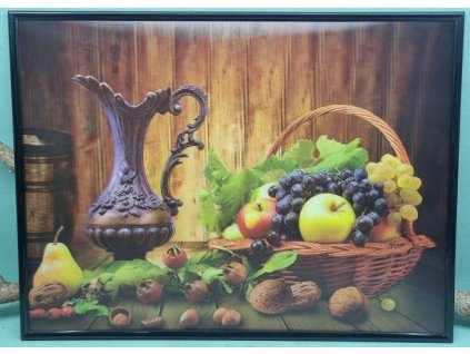 5D obraz  Zátišie s ovocím 29/39cm