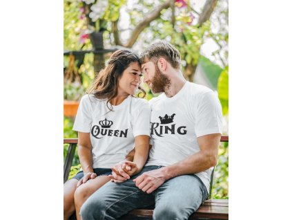Tričká s motívom  KING a QUEEN