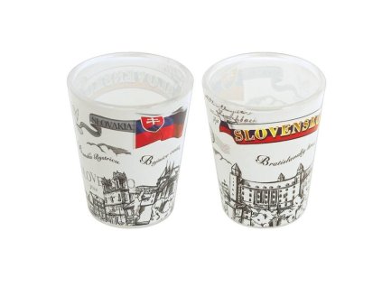 Pohárik Slovensko 2x30ml