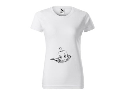 Tričko s vtipným motívom Bábätko v brušku